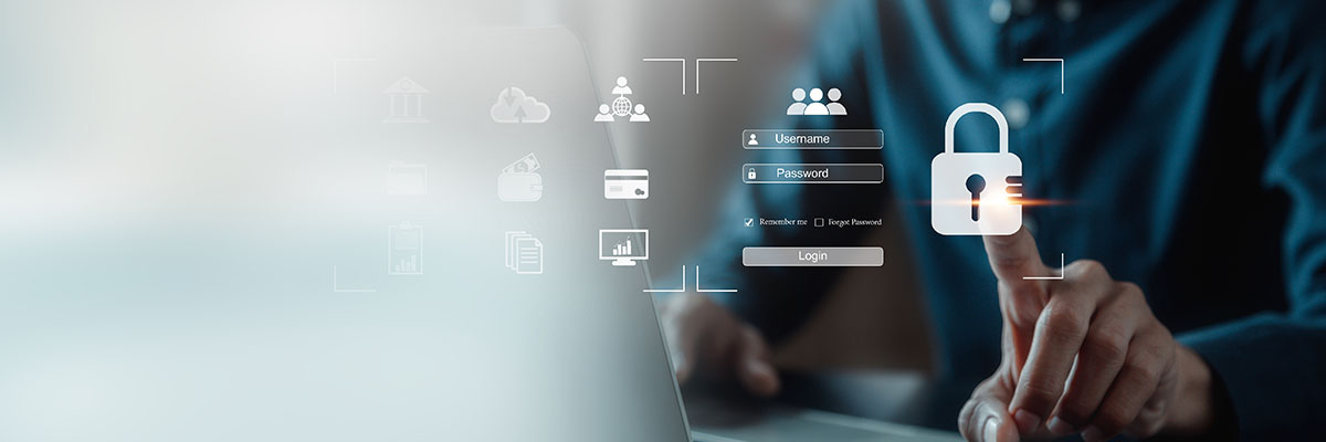 Abstract placeholder banner showing digital collaboration