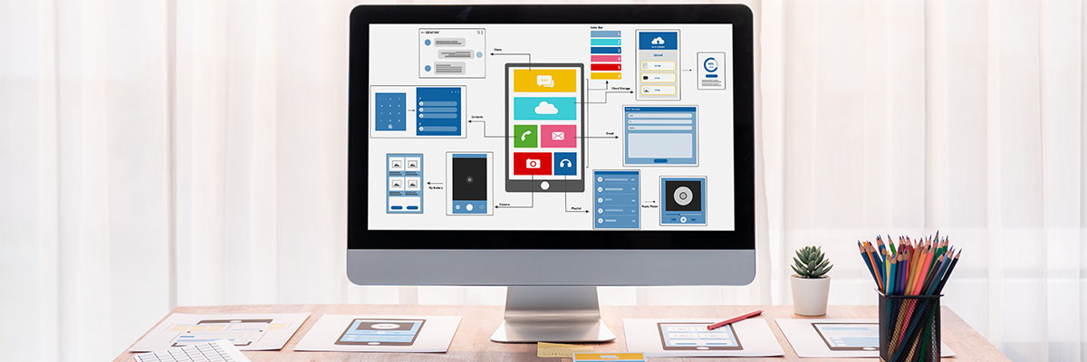 Abstract professional workspace placeholder